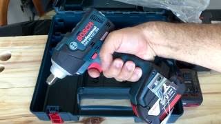 Unboxing Chave de impacto GDS 18V-EC 250 da Bosch