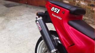 Ducati 851 with Sil Moto Silencers