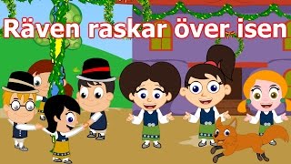 Svensk Midsommar Musik - Barnsånger på svenska | Räven raskar över isen med mera