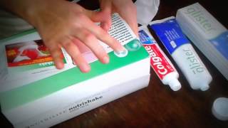 Demostración crema dental Glister !cuidado de los dientes!