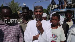 Sudan: Army supporters demand dissolution of govt in Khartoum protest