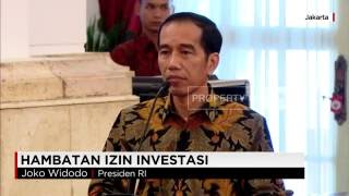 Jokowi Kesal terhadap Perizinan