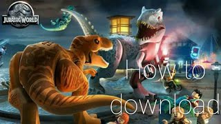 How To Download Lego Jurassic World In Android ( Outdated )