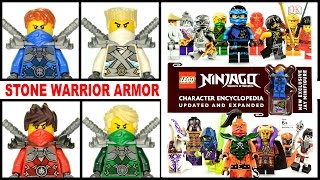 LEGO® Ninjago™ Stone Warrior Armor Jay Kai Zane & Lloyd + 2016 Character Encyclopedia Page by Page