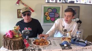 ~~~CHURCH"S CHICKEN~~LEMON BUTTERFLY SHRIMP. PLATTER REVIEW~WITH  HUSH PUPPIES~SHHHHHH!