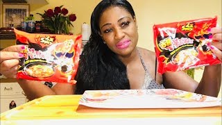 2x Spicy Noodles Challenge “Satan’s Liquid Sauce”