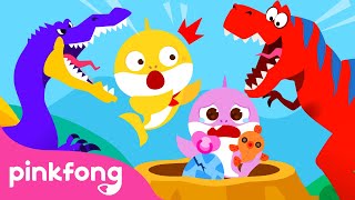 ????Tiburón Bebé en el Parque Temático de Dinosaurios y Más Canciones Infantiles | Pinkfong en español