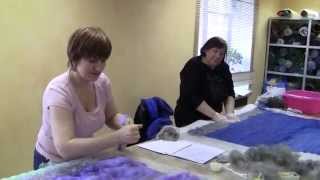 Валяем жакет с Ириной Садыковой в студии Felt4Fun. ч.2