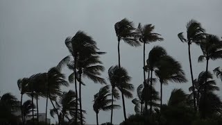 Raw: Winds From Hurricane Irma Lash Puerto Rico
