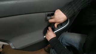 Toyota prius disassembly door (разборка дверей)
