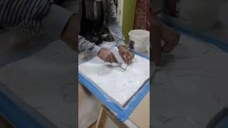 МК декорирование 3D панели под кожу крокодила