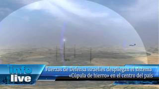 Fuerzas de Defensa israelíes despliegan elsistema «Cúpula de hierro» en el centro del país