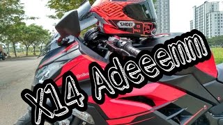 First impression Pake Shoei X14, Adeeemmmm | #Motovlog 6