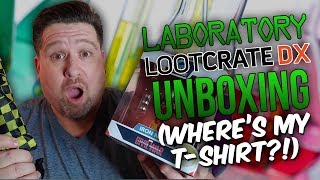 LABORATORY LOOT CRATE DX UNBOXING (Where's My T-Shirt?!)