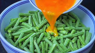 【小穎美食】豆角不直接炒著吃了，教你1個新做法，簡單又好吃，我家一週吃6次