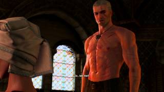 The Witcher 3: Geralt of Rivia in a bathtub