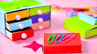 3 DIY идеи из СПИЧЕЧНЫХ КОРОБОК | Мини ОРГАНАЙЗЕР ♥ Лакси