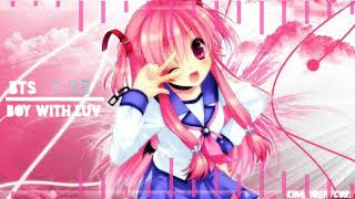 [NIGHTCORE] BOY WITH LUV - BTS ft. HALSEY (Female Version)