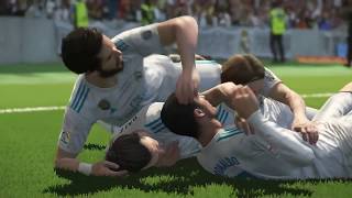 PES 2018 PS4 GAME PLAY Real Madrid vs Espanyol 2-0- All Goal Highlights 01/10/2017 HD