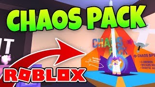 WE GOT THE CHAOS PACK! - Roblox Ninja Wizard Simulator