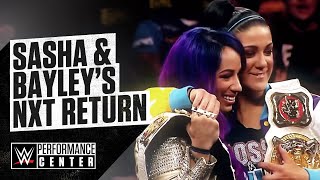 WWE Superstars SASHA BANKS and BAYLEY Return to NXT