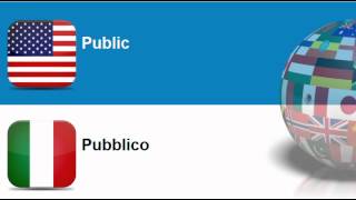 Learn Italian = Topic = Public