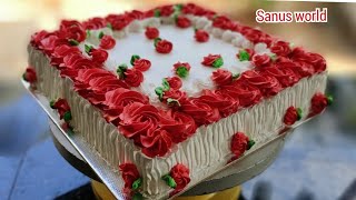 രുചിയൂറും ടോഫീ വാനില കേക്ക്??|Toffee vanilla cake recipe malayalam|sanus world|