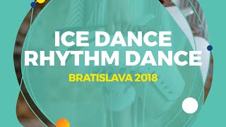 Amanda Peterson/Stephano Valentino ( GER) | Ice Dance Rhythm Dance| Bratislava 2018