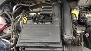 SKODA Rapid 1.4 TSI 2016 год Прогретый двигатель