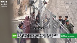 Une clôture de sécurité empêche les palestiniens de rentrer chez eux