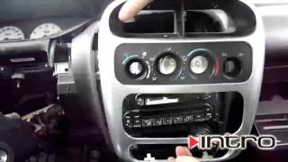 Как снять магнитолу Dodge Neon