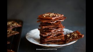 Easy Homemade Bak Kwa Chinese Pork Jerky (In the Oven)
