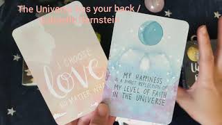 Tarot Deck Review รีวิวไพ่ทาโรต์ + ออราเคิลเพิ่มพลังงานบวก แนะนำวิธีใช้ (The Universe Has Your Back)