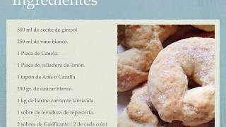 ▶ RECETA tradicional de ROSCOS DE VINO al horno ?
