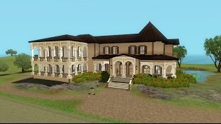 The Sims 3.Countri house in the Spanish style.Вилла в испанском стиле.