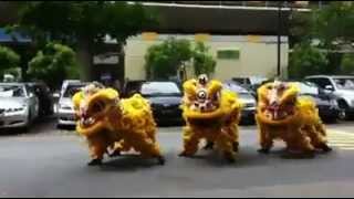 舞狮版 gangnam style.....