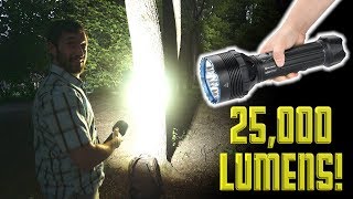 Is This 25,000 Lumen Flashlight Worth $600? - Olight X9R Marauder!