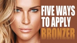 5 DIFFERENT WAYS TO APPLY BRONZER (SUMMER GLOW TUTORIAL)