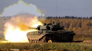 Контрольные стрельбы танкистов ЗВО по итогам учебного периода