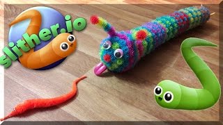 Слизарио из Банчемс  Slither.io  Как сделать Слизарио из конструктора Bunchems