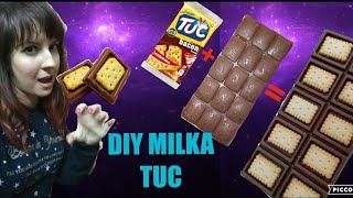 BIG DIY #MILKA WITH #TUC #ENGLISH