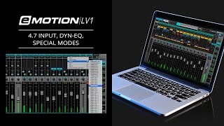 eMotion LV1 Tutorial 4.7: Mixer Window – Input, Dyn-EQ, Special Modes