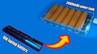 How to make 20000mAh powerbank from old laptop battery