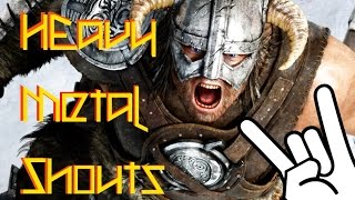 Skyrim - Heavy Metal Shouts - FUNNY Mod