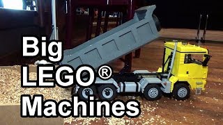 Big LEGO® Technic machines - Swebrick event Klosskalaset 2019 in Borlänge