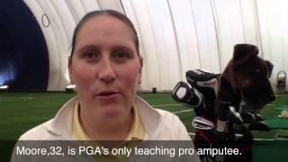 Amputee golfer excels on, off course