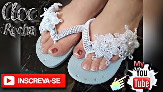 DIY COMO FAZER UM CHINELO LINDO PA O "RÉVEILLON OU PARA NOIVA" BY CLEO ROCHA