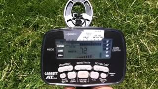 Garrett AT Pro - Testing the 9x12 Concentric coil