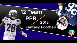 2018 Live 12-Team PPR Fantasy Football Mock Draft | 10th Pick