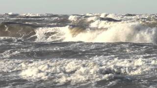 November storm HD Baltic sea coast